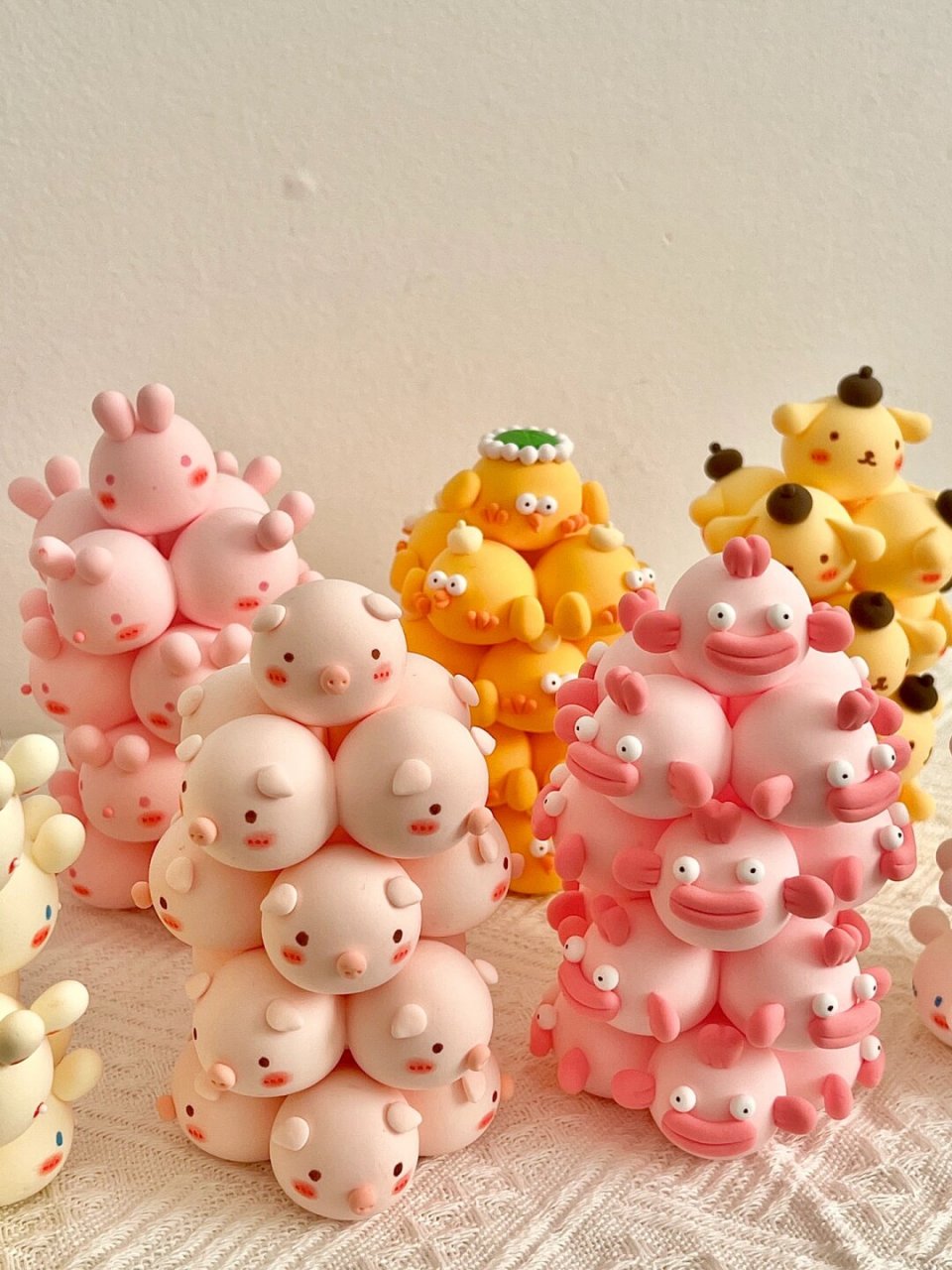 超轻黏土|动物叠叠乐第二弹  掌心间的创意乐园,超轻黏土塑造的动物叠