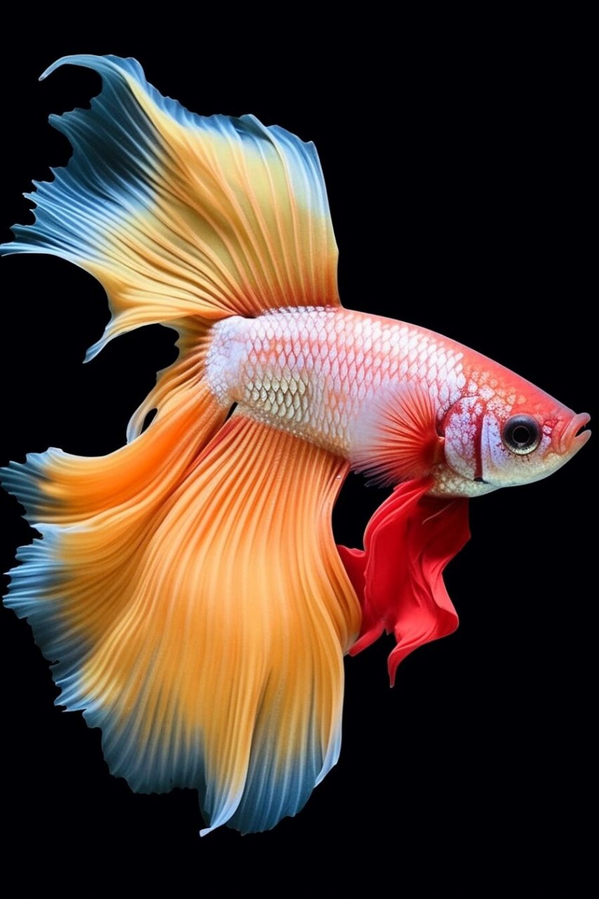 绘画素材:斗鱼  斗鱼是一种常见的观赏鱼类,属于鲈形目,攀鲈亚目,丝足