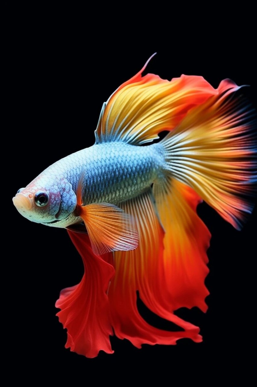 绘画素材:斗鱼  斗鱼是一种常见的观赏鱼类,属于鲈形目,攀鲈亚目,丝足