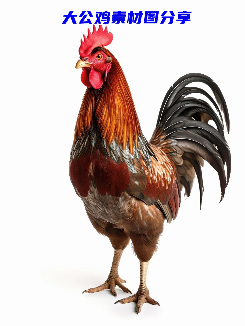 绘画素材1000集日更:大公鸡