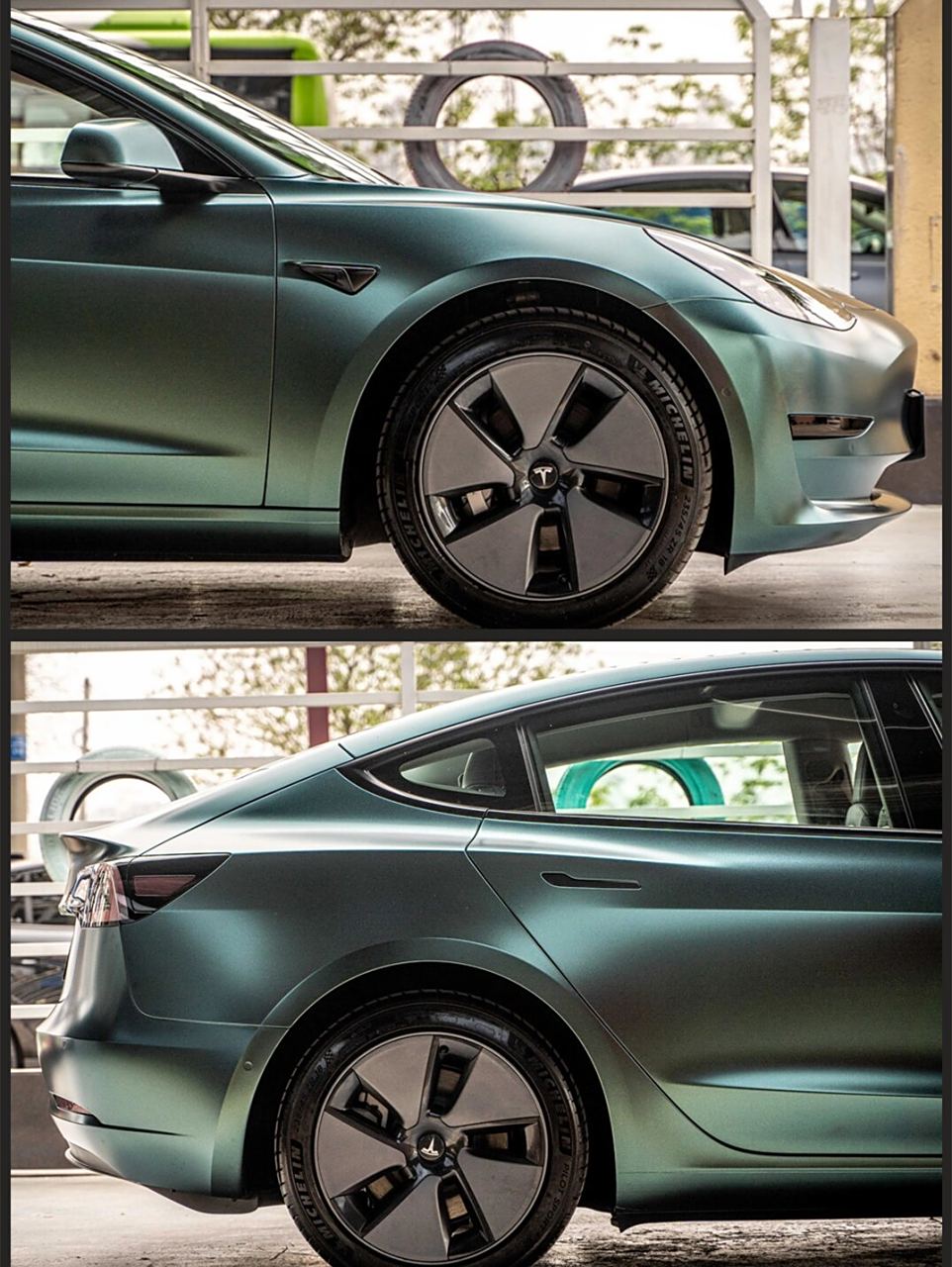 model3丨电光宝石绿肉眼可见的金属质感  你是否曾被那些颜色深深吸引