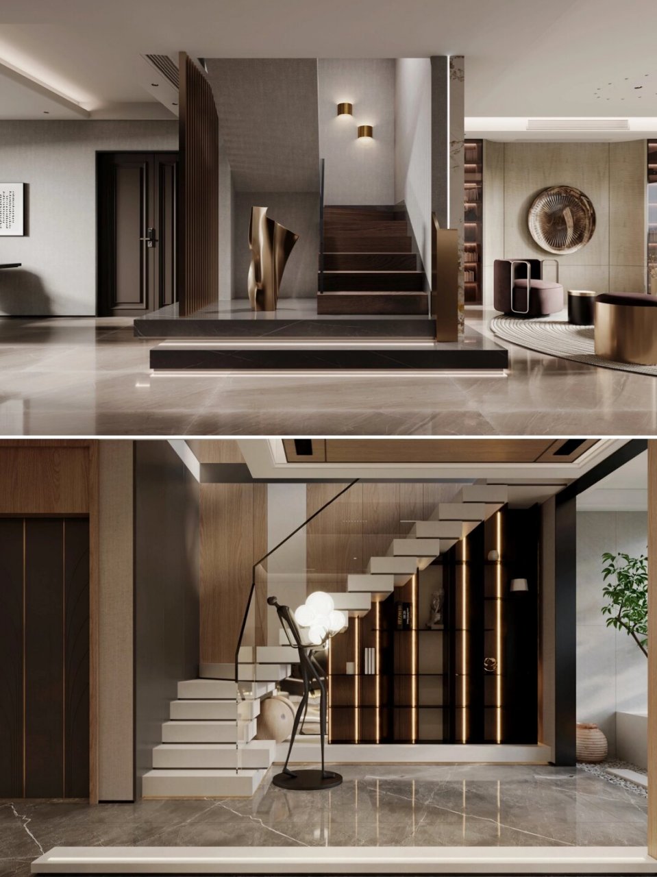 10款简约而高级的叠步楼梯设计合集,让你领略到不同风格的楼梯之美