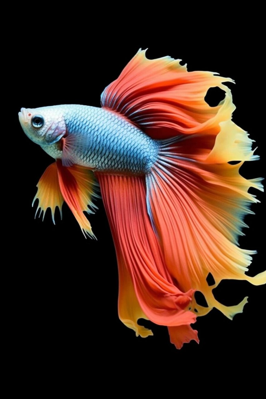 绘画素材:斗鱼  斗鱼是一种常见的观赏鱼类,属于鲈形目,攀鲈亚目,丝足