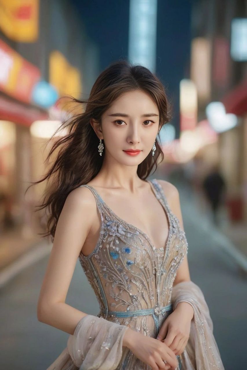 i比不过真人系列,杨幂的眼睛和身材是ai都仿不出来的,太有特色了