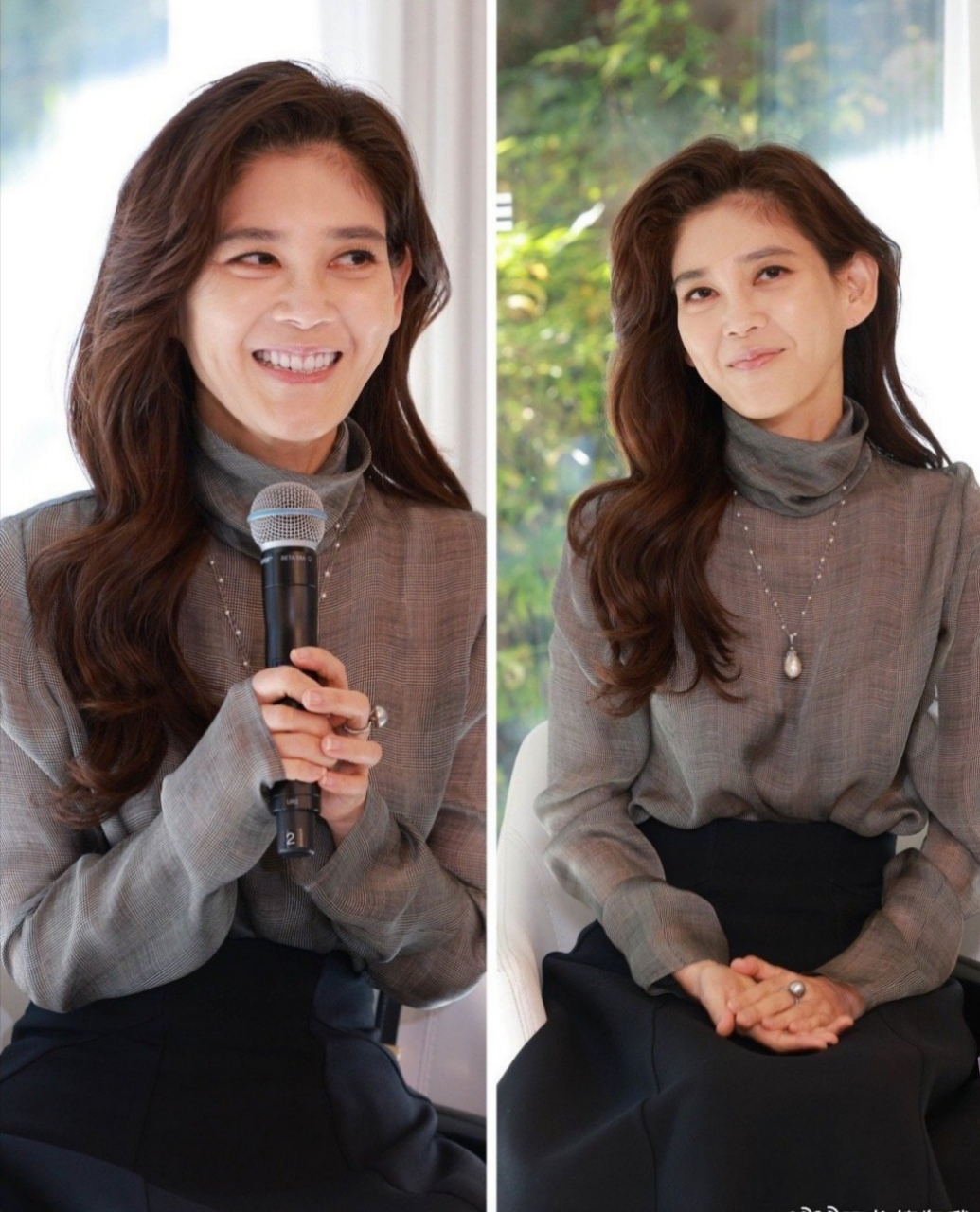 被三星长公主李富真的近照给吓到了[左捂脸]  明明是货真价实的白富美