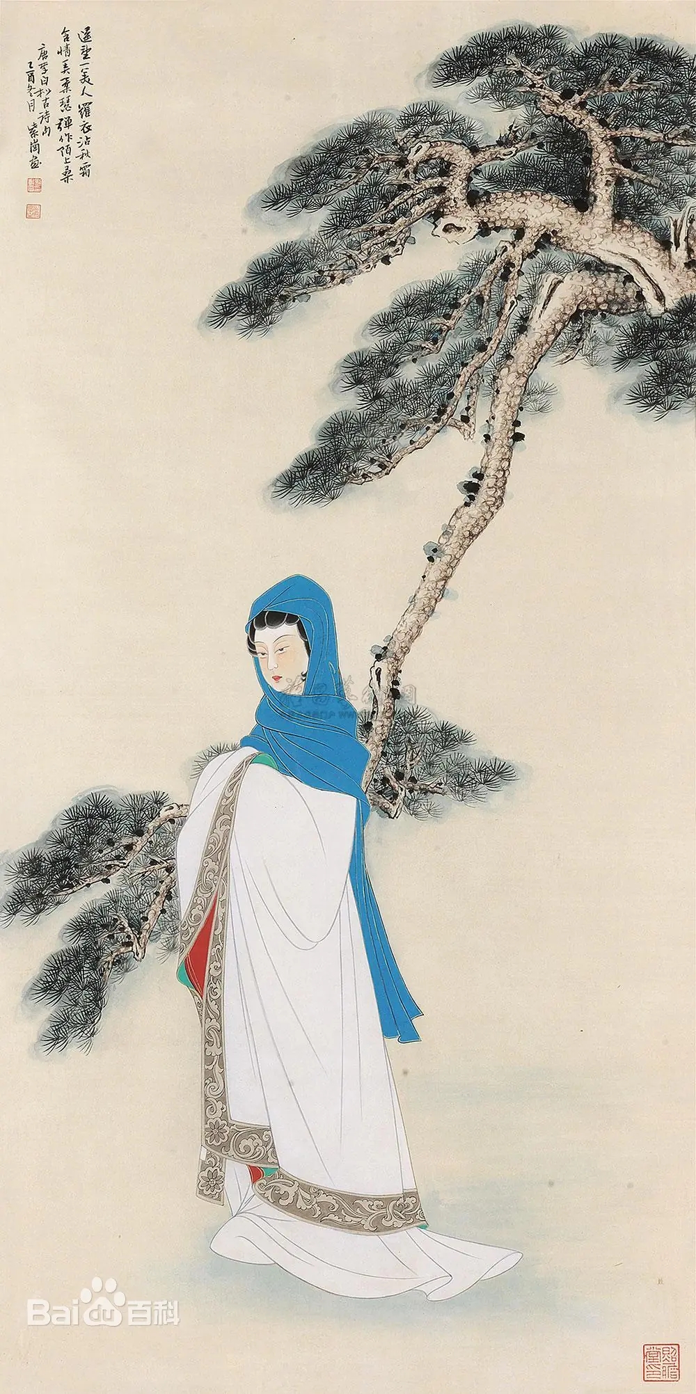 吴青霞国画作品赏析