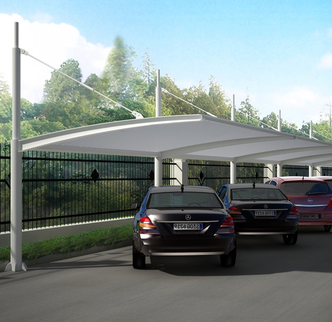 膜结构专业张拉膜车棚#膜结构张拉膜车棚