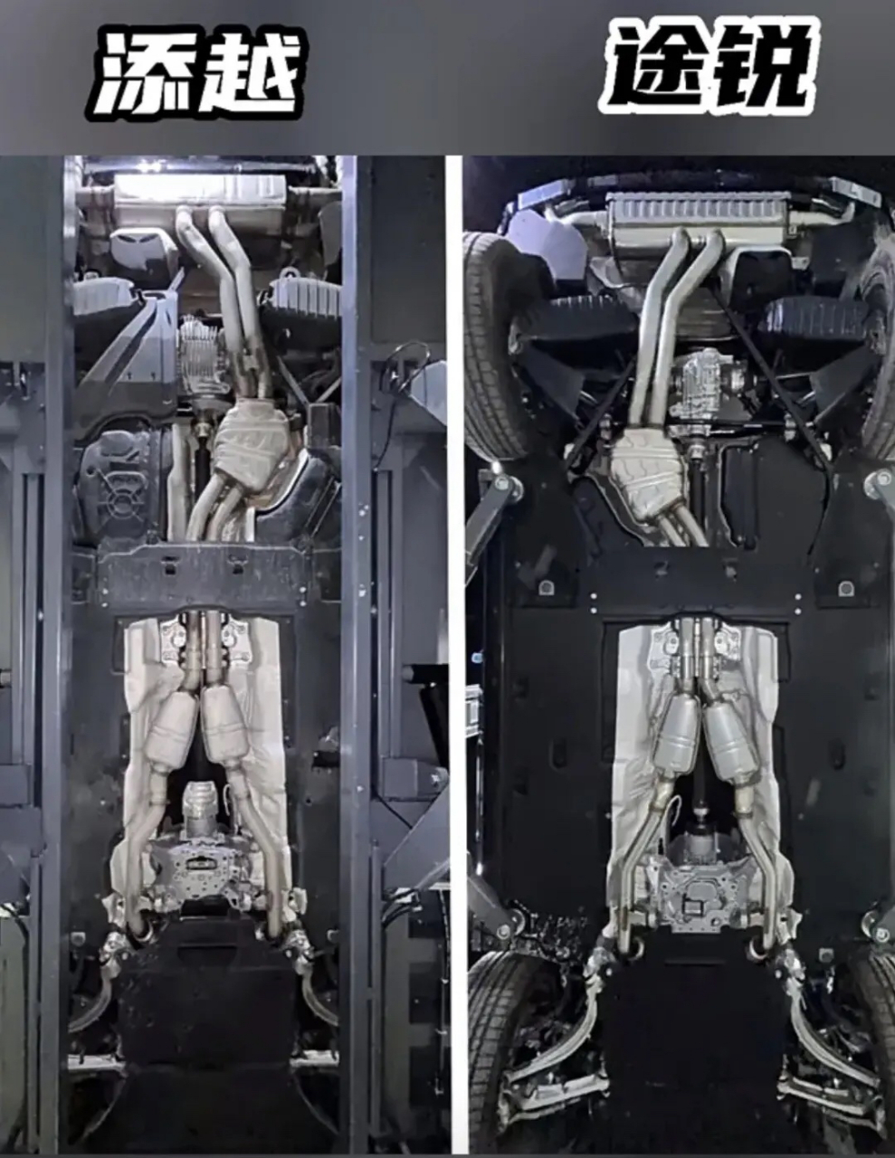 看了车子的底盘才知道,300万的宾利添越和60万的大众途锐竟然也是孪生