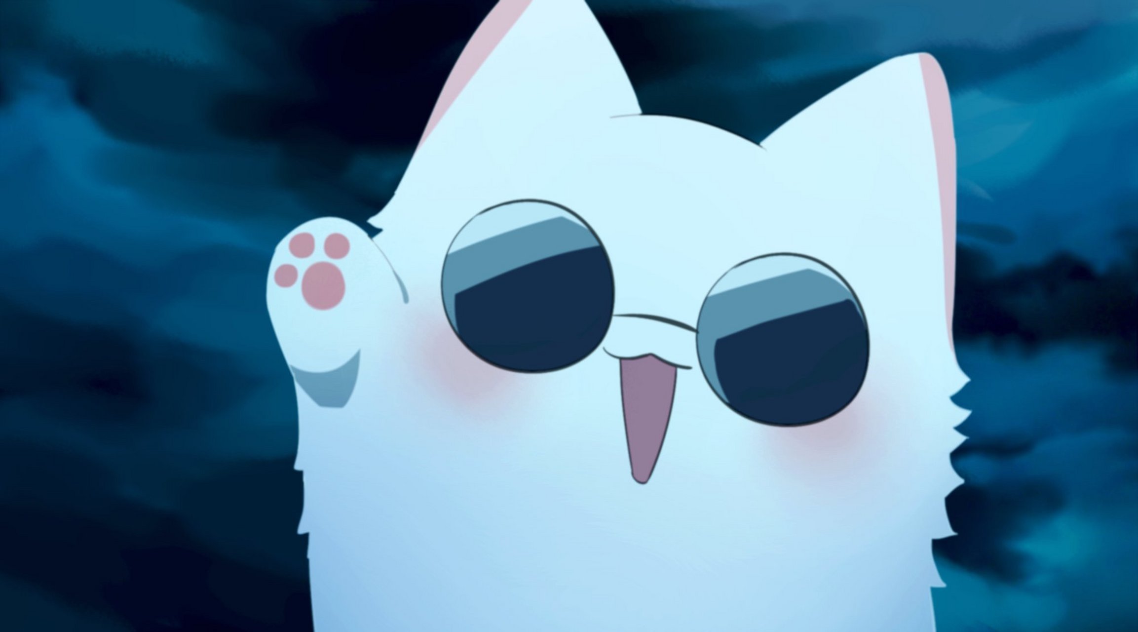 五条喵!毫无违和感! (twi:dmsco1803) #插画