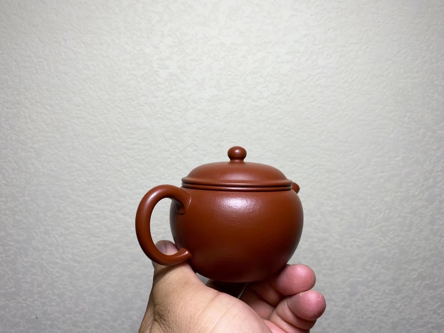 国助秦巡全手工61巨轮壶#紫砂壶# #全手工#  赵庄老朱泥,120cc 壶型