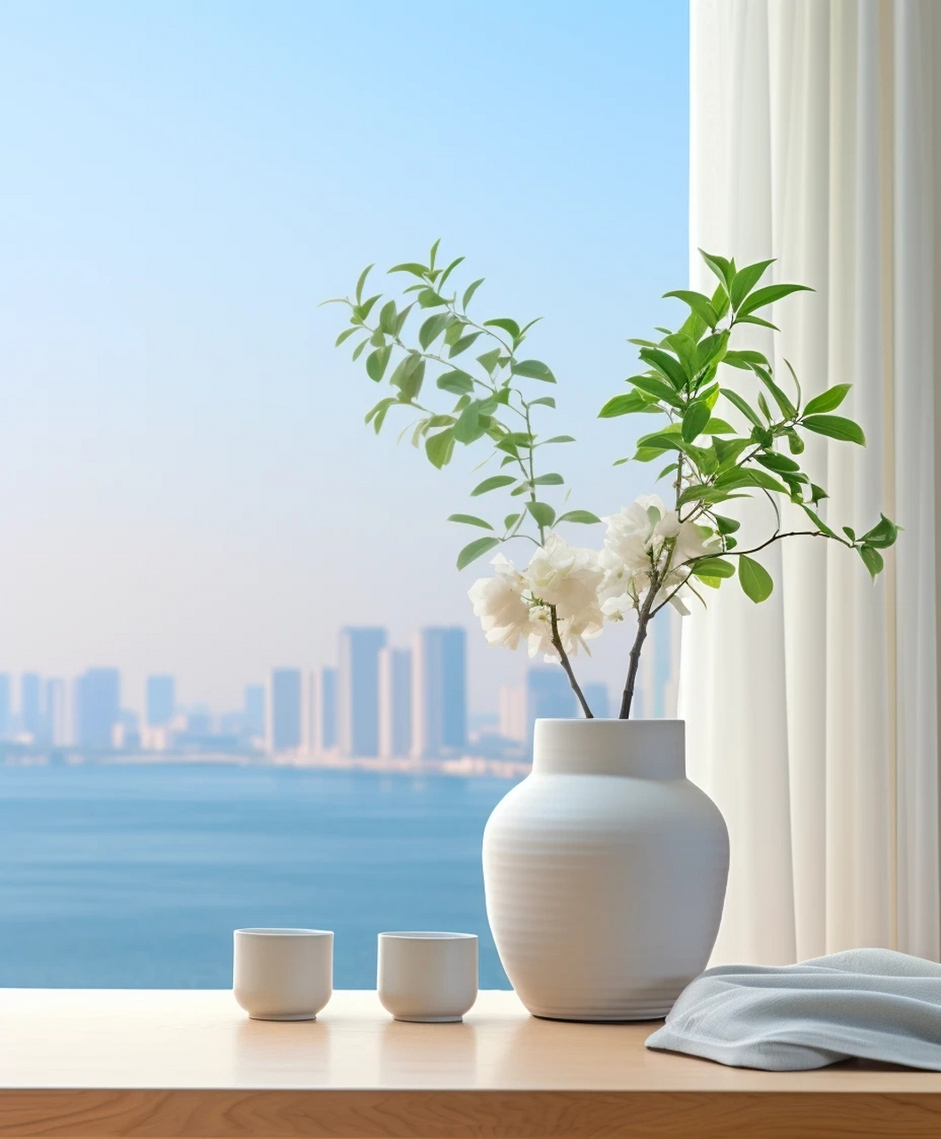 "窗边时光,谁不想拥有一片绿色的幸福" 这句话充满了诗意和美好的想象