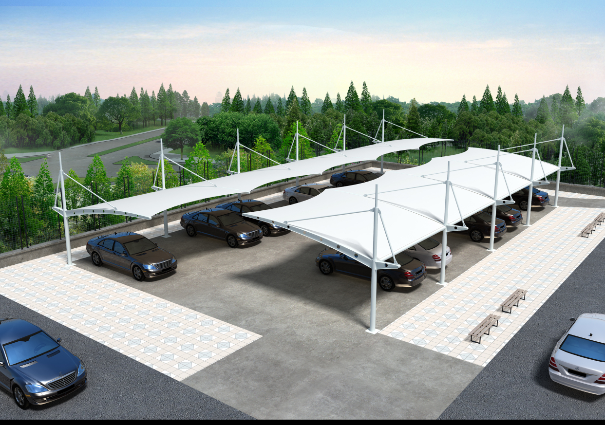 为什么膜结构车棚,膜结构停车棚如此受欢迎?