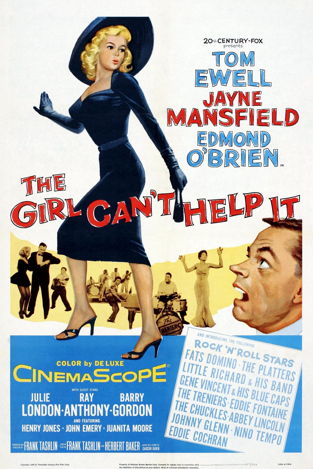 蓝光原盘&REMUX[春风得意]The.Girl.Cant.Help.It.1956.1080p.BluRay.REMUX.AVC.LPCM.1.0-FGT 25.11GB
