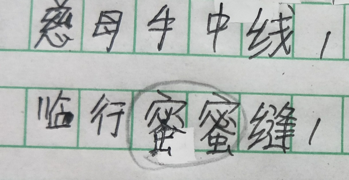 小学生写字"半字之差,让人笑掉大牙,老师都佩服不已