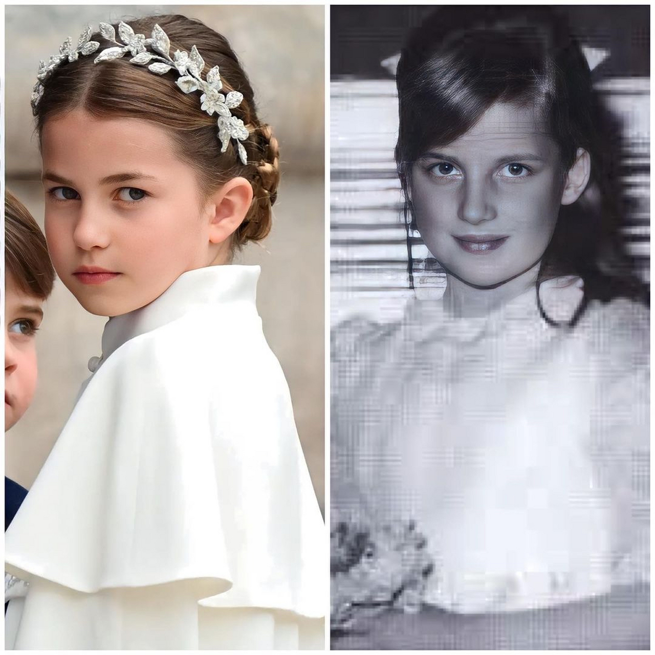 夏洛特公主太会长了,神态和戴安娜王妃好像!