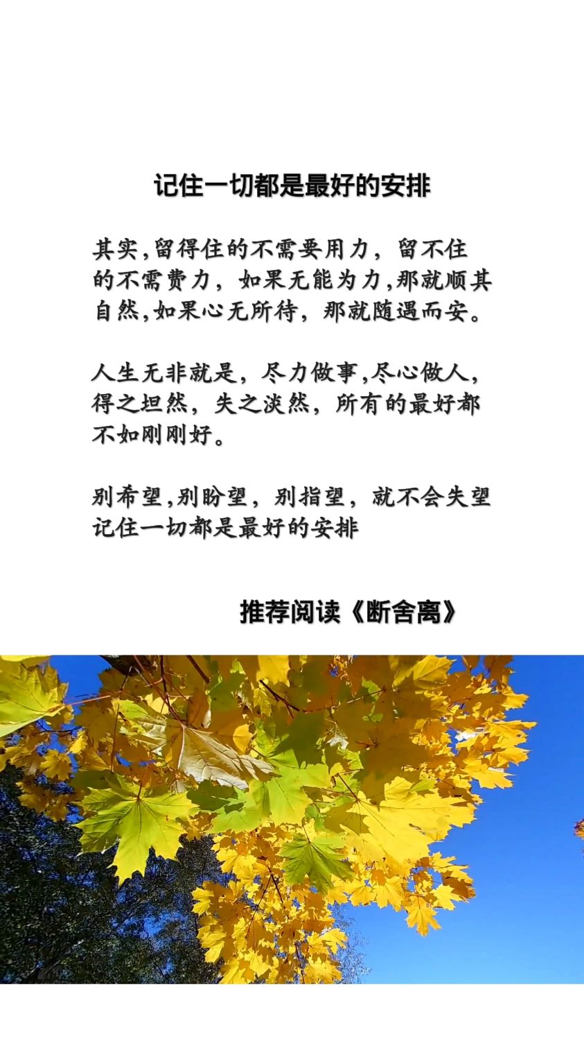 情感——其实,留得住的不需要用力,留不住的不需费力,别希望,别盼望
