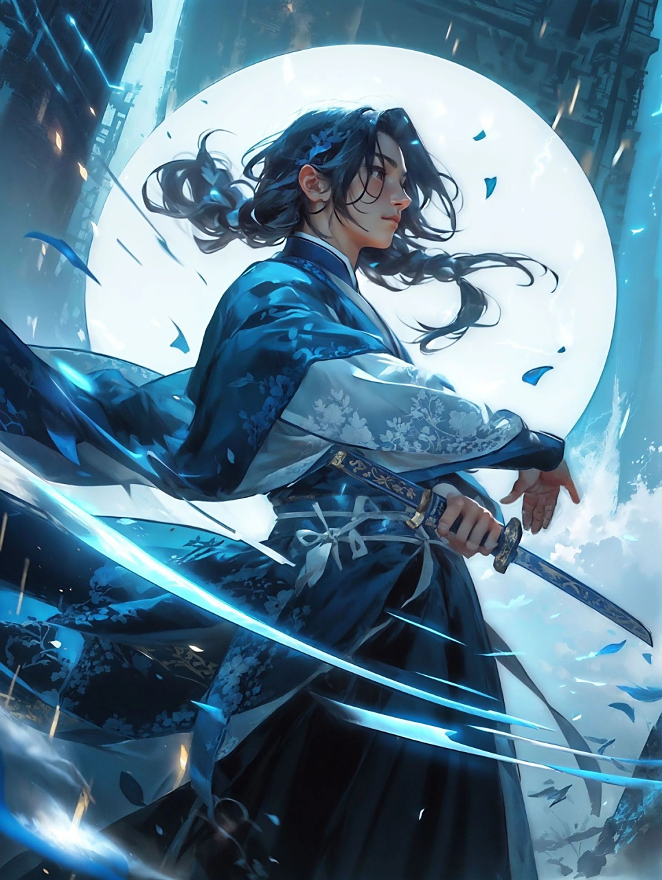 ai绘画|侠客行#ai绘画# #插画# #侠客红尘