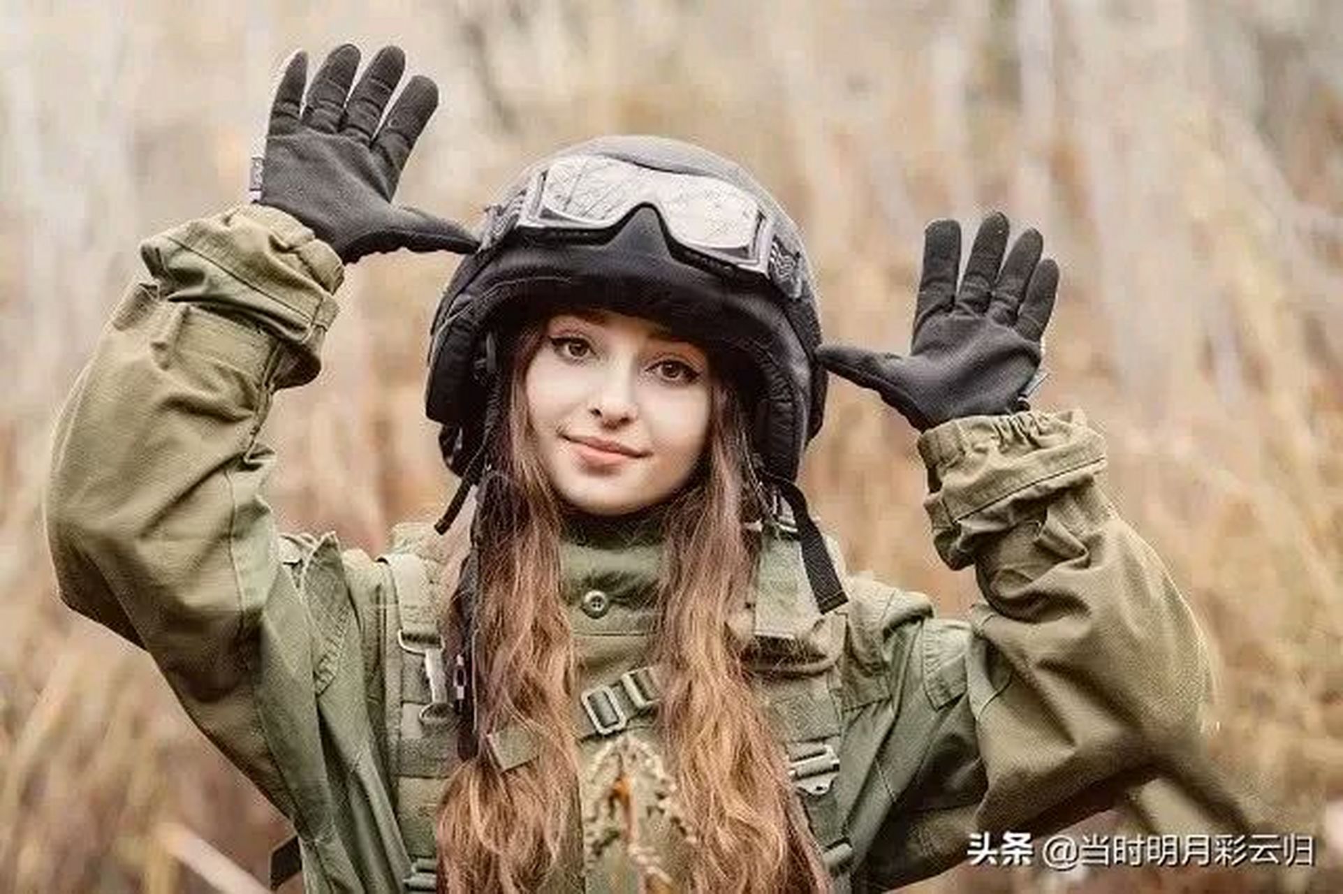 彪悍的车臣士兵和娇美的乌克兰女兵 #领动计划# 乌克兰盛产美女