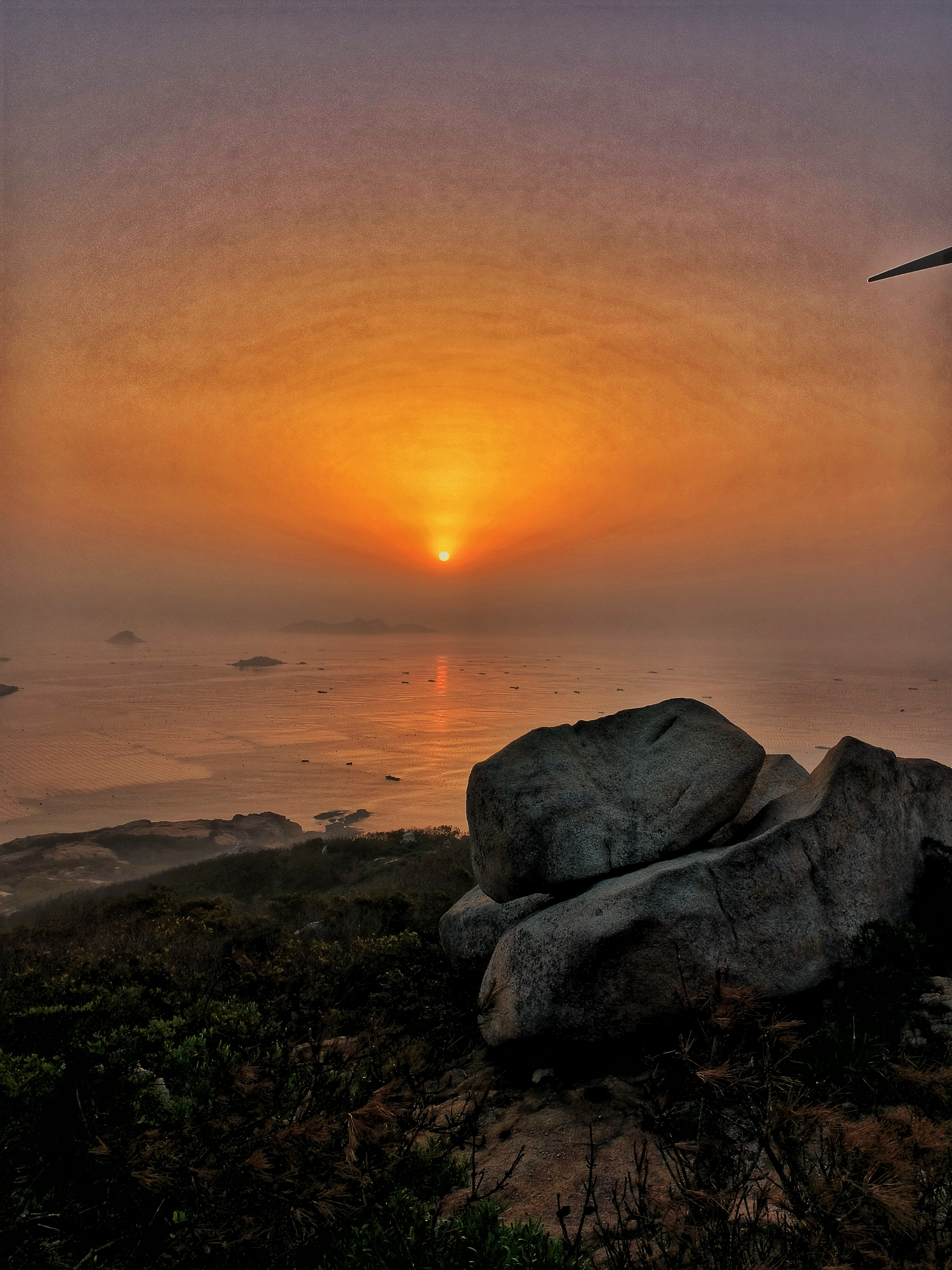 发一组昨天在南日岛看日出的照片