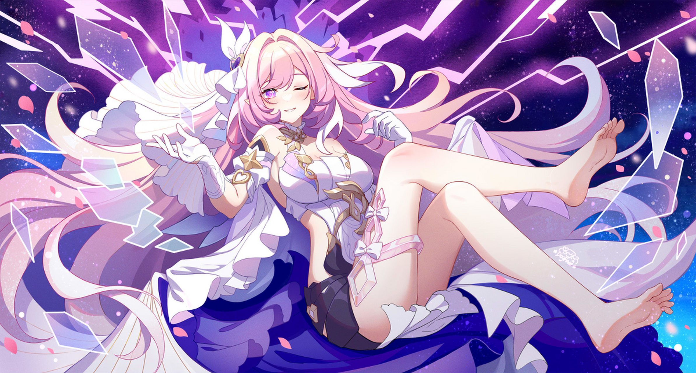 爱莉希雅 p站画师:狗脸脸dogface