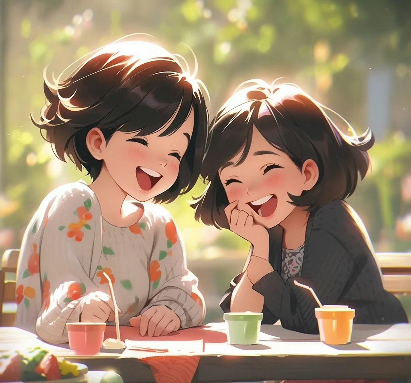 所谓闺蜜,就是那个没有血缘,却又真心对你好的人,这就是好姐妹啊,你我