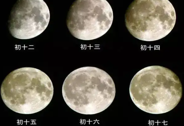 2020年9月月亮变化图图片