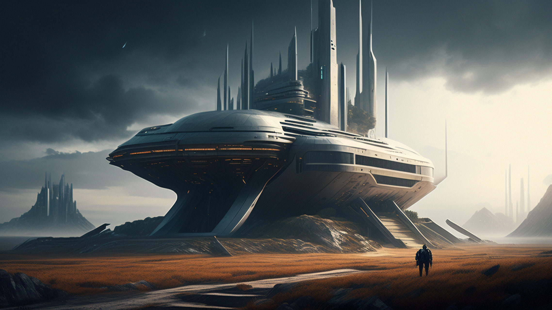 未来科幻建筑,无限想象空间.