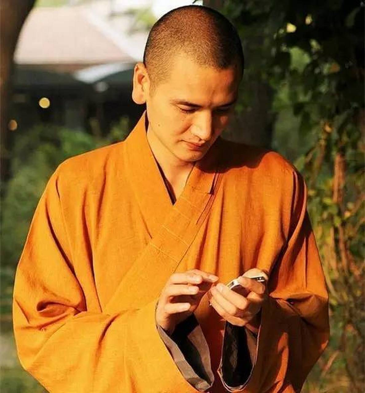 最帅的和尚明心法师,网红打卡地,浙江温州永嘉楠溪江普安禅寺.