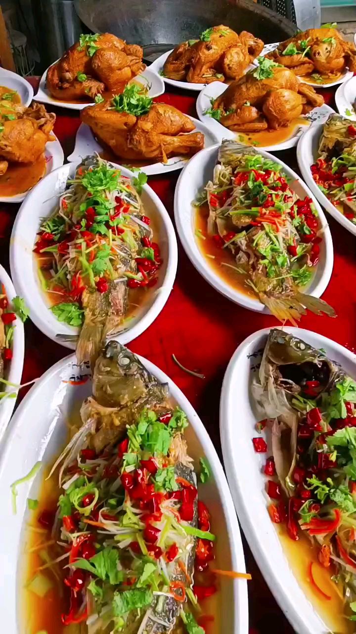 农村大席开席了