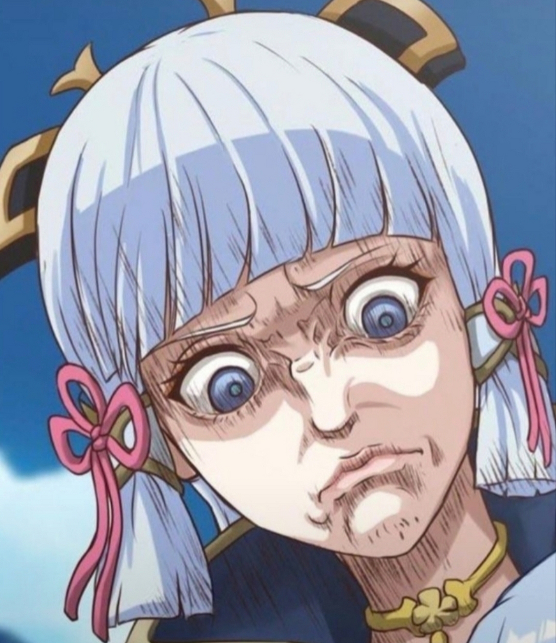 绫华,为啥要打我[可怜][可怜]#原神# #二次元