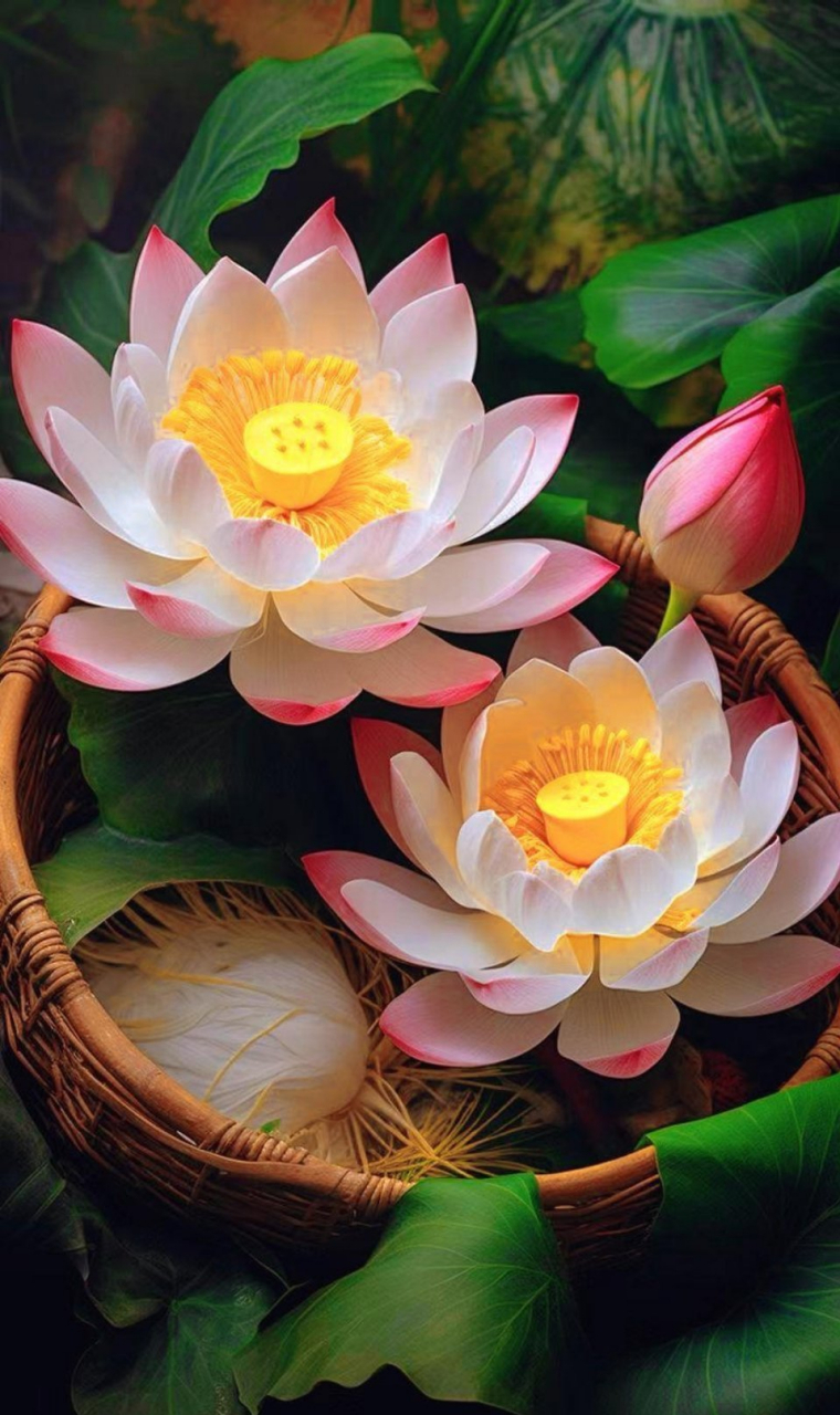 荷荷美美·好运莲莲·吉祥如意荷花#变身动漫角色