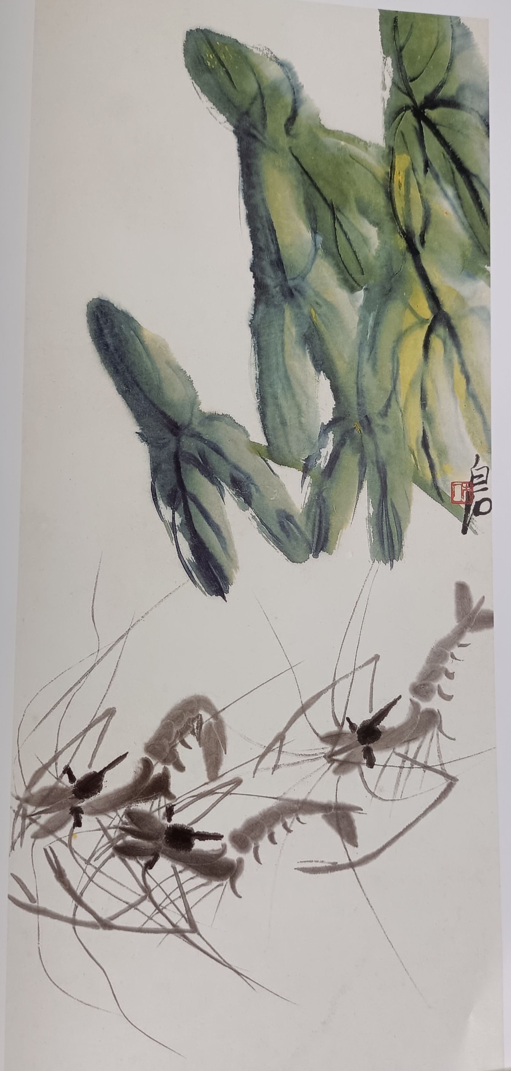 齐白石鱼虾蟹作品欣赏(三)