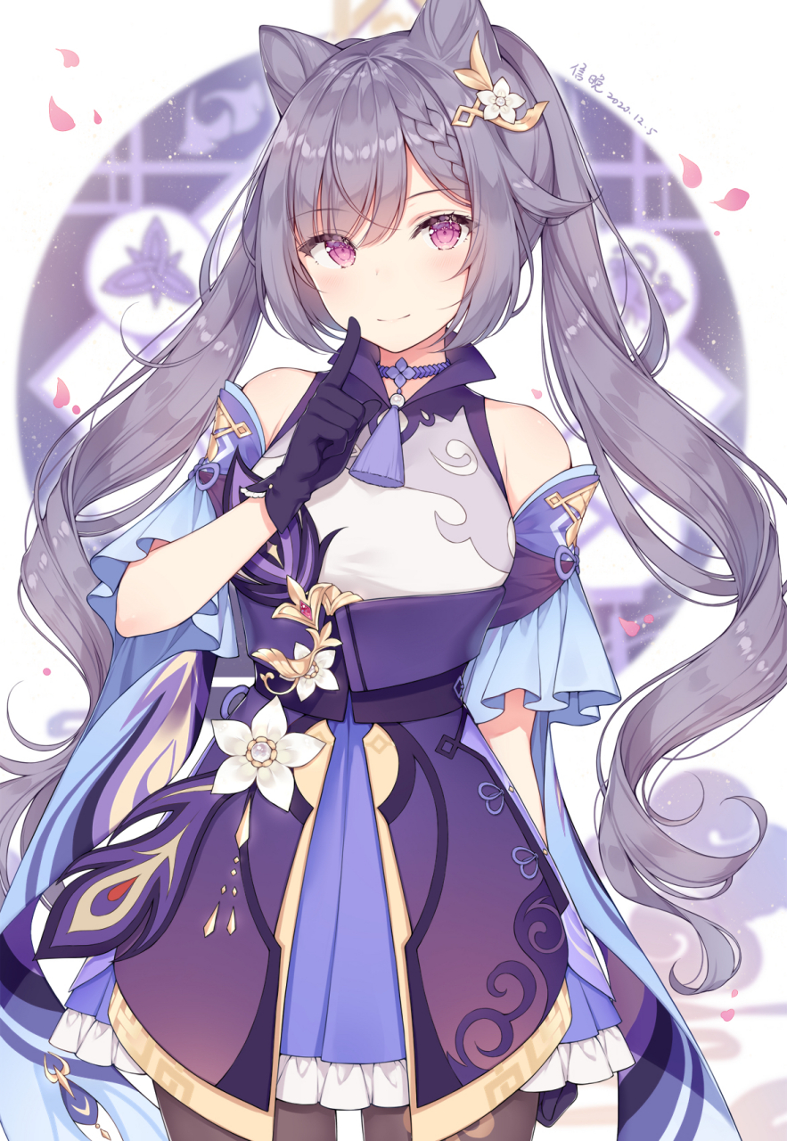 刻晴[打call][打call][打call] 画师:genkwa#原神# #二次元# #二次元