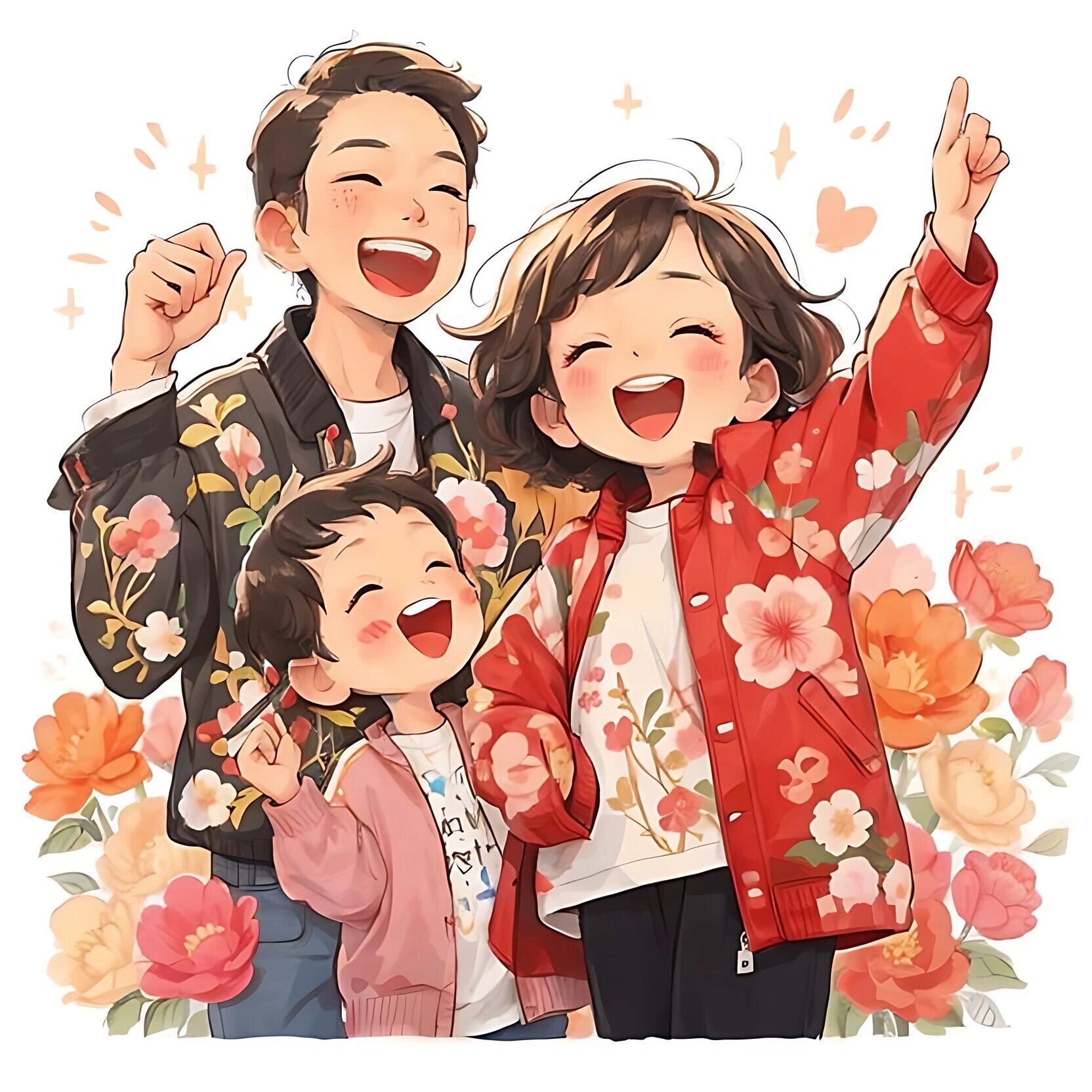 幸福很简单 幸福一家人 幸福一家人新年头像