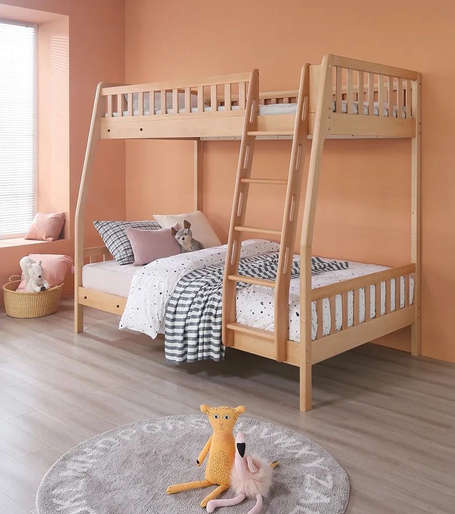 高低儿童床使用起来怎么样?能满足二胎的卧室生活么