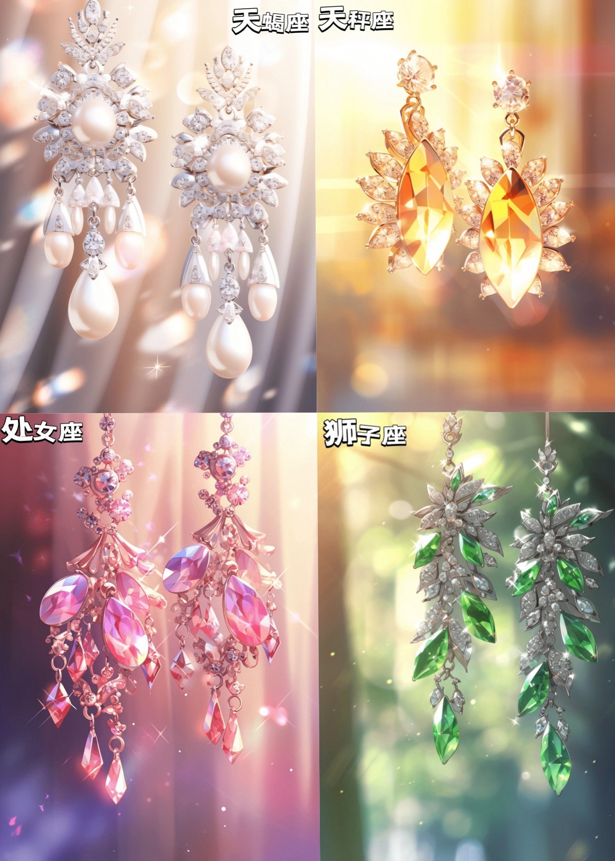 [期待]12星座专属耳环.@琪琪的星座小屋的动态