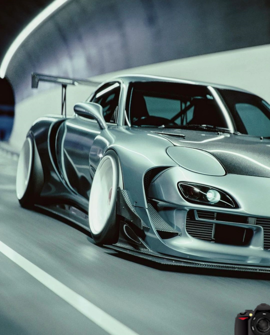 分享一套rx7宽体,姿态简直了～!