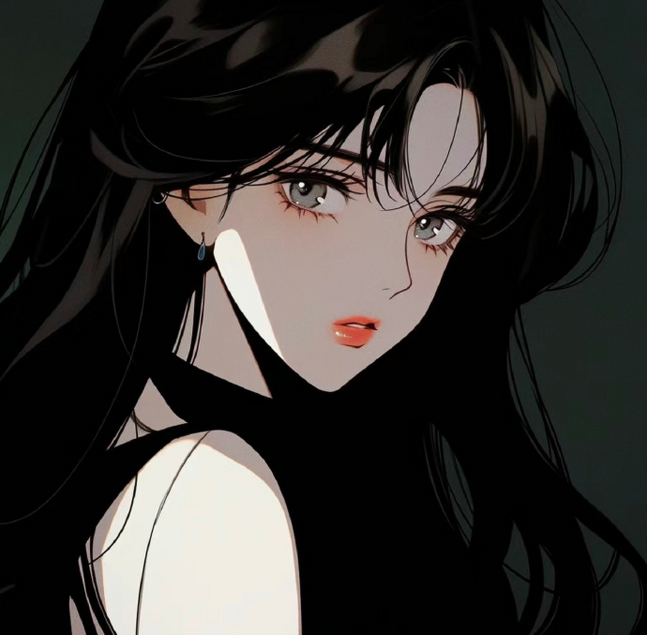 一组很有气质的wechat动漫头像 #头像# #动漫头像# #女生头像