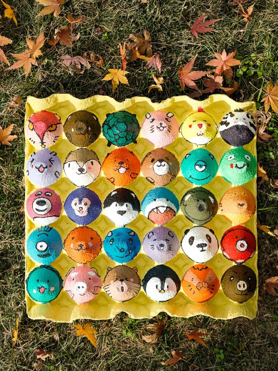 鸡蛋托变废为宝|创意手绘含.@妍婷的兴趣使然的动态