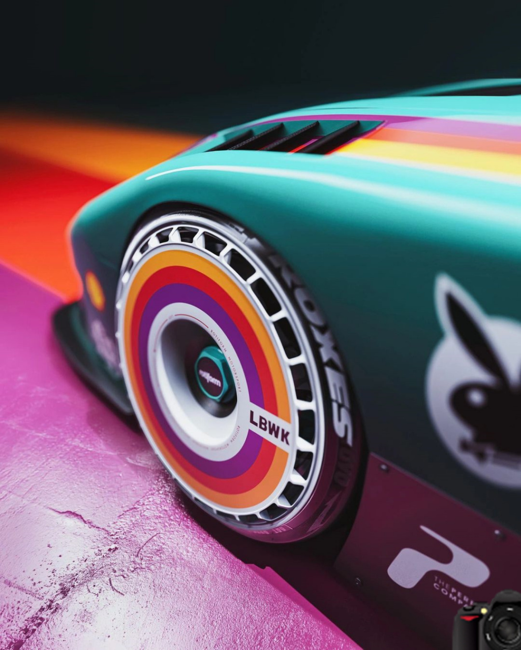 一款来自lbwork的rx7套件.当我第一次看到这个颜色,真的被惊艳到了.