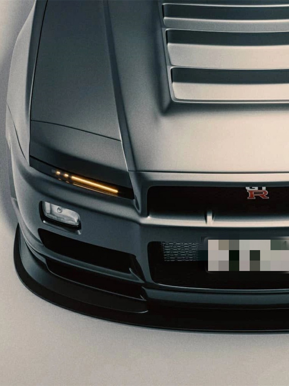 一款由数字艺术家khyzyl saleem改造的尼桑r34 gtr.