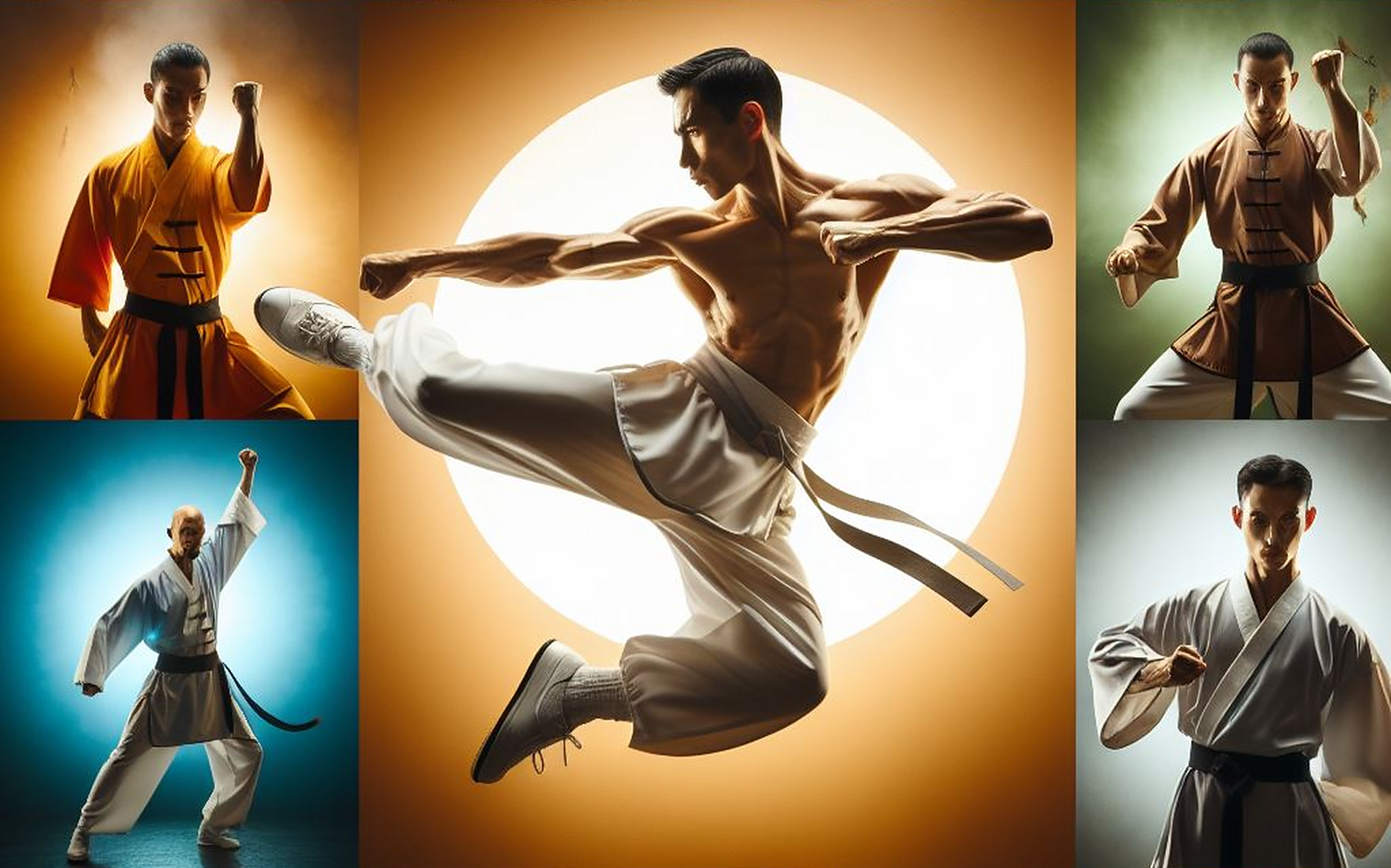 少林功夫种类繁多,南派以拳法为主,北派以腿法为主