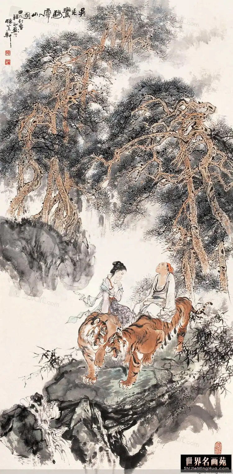 韩敏国画作品赏析