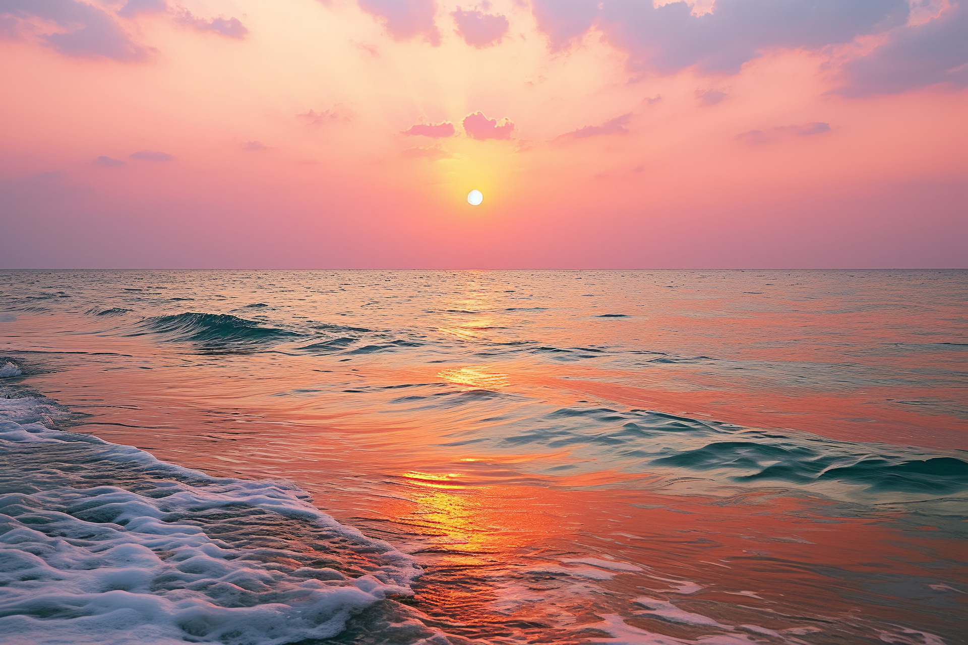 优质短图文计划#美丽的夕阳染红了大海,夕阳不可辜负,如此美丽的风景