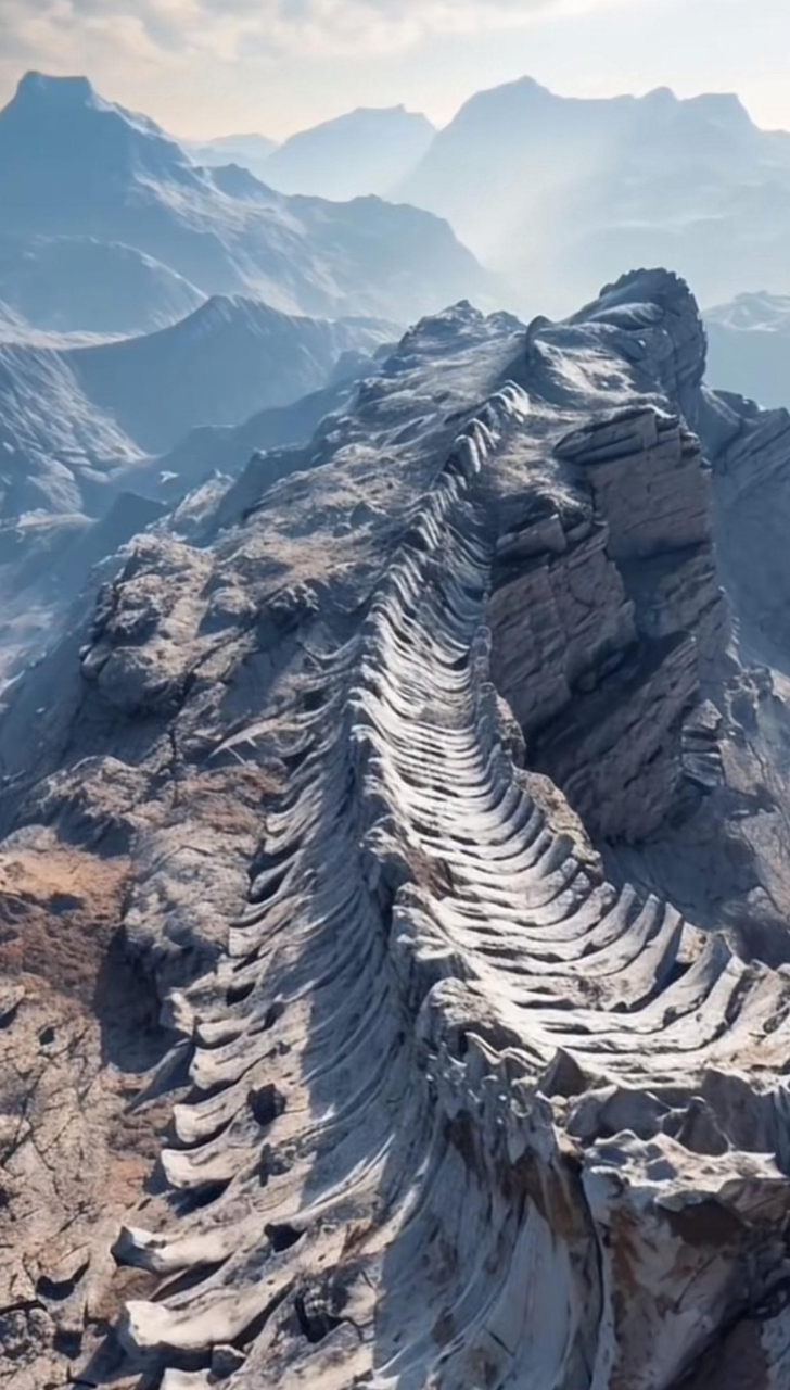 昆仑山上的龙背古,不会真的有龙吧?