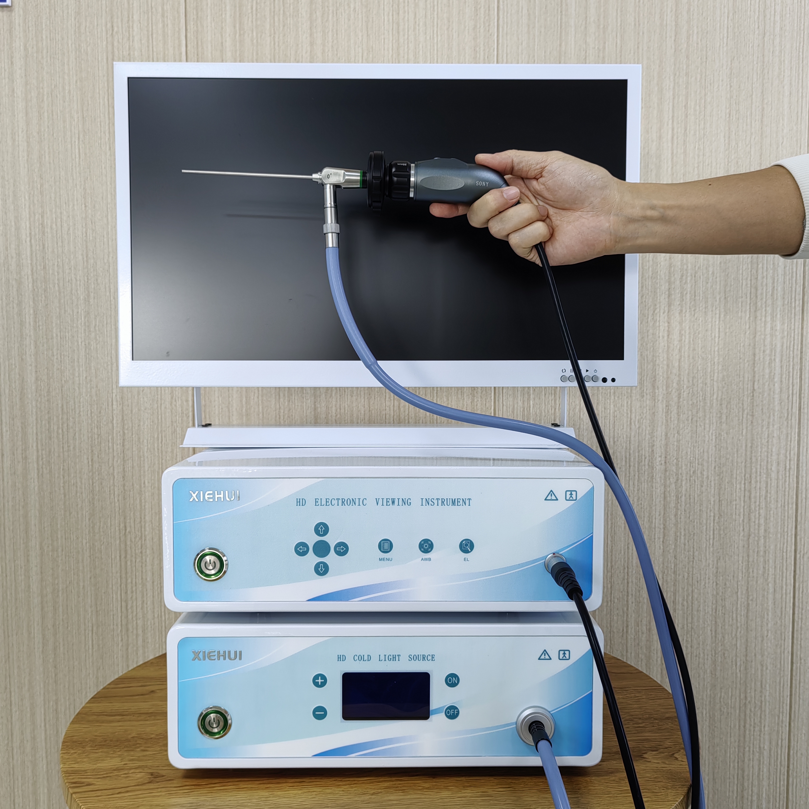 超高清双主机款可视采耳设备