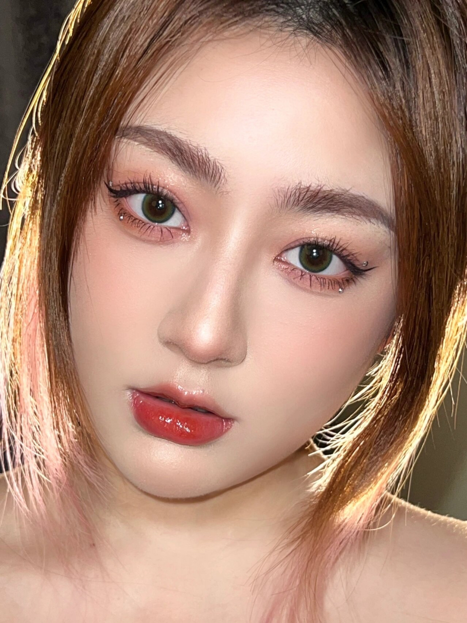 angelababy精灵妆太好看了,经过我的放大研究!给你们出了眼妆教程!