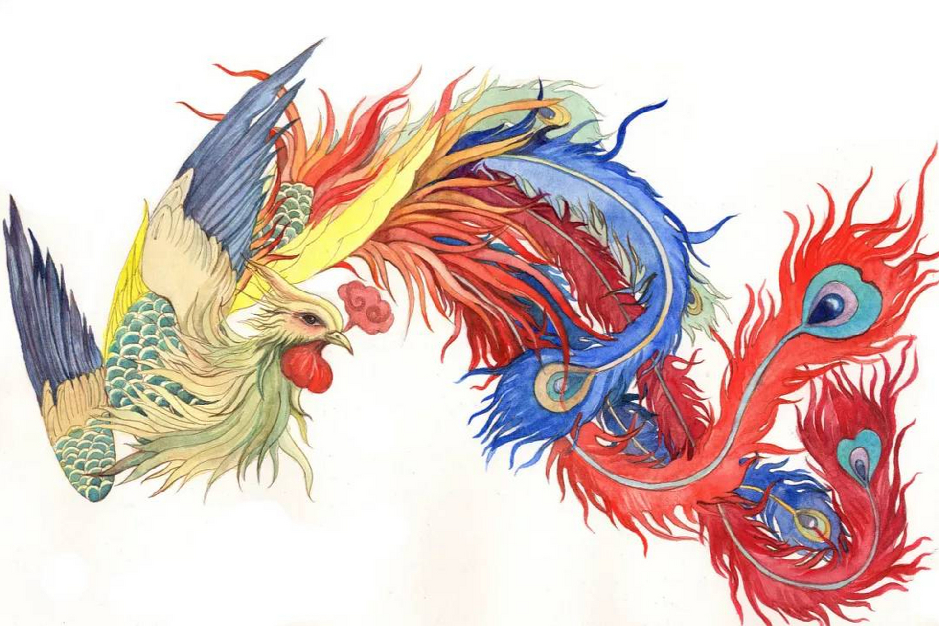 摘要:  凤凰和朱雀都是吉祥,繁荣和美丽的象征,但它们在羽毛颜色,体型