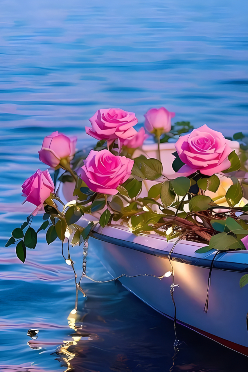 玫瑰花壁纸,不同的风格,相同的浪漫