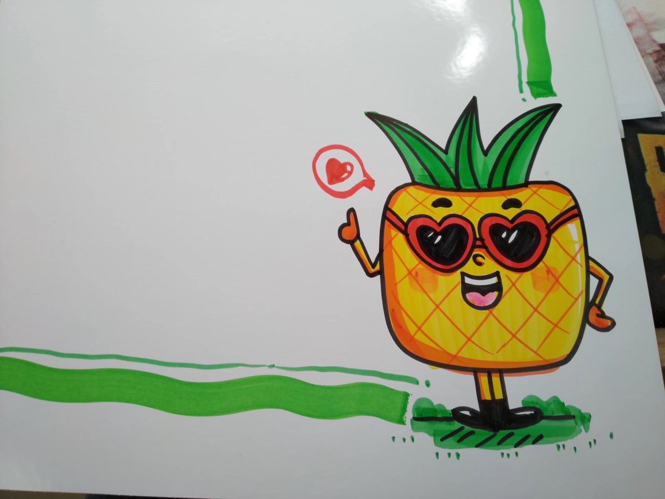 水果捞手绘pop海报设计